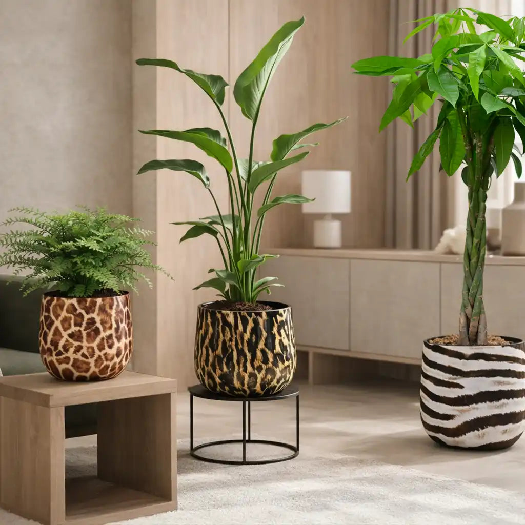 Animalprint Metalltopf 32cm