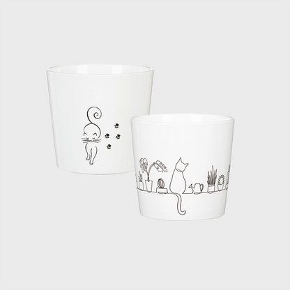 2er Übertopfset Catview & Catwalk