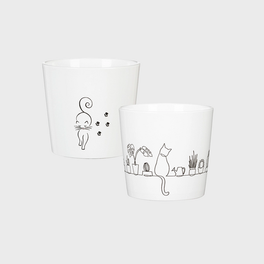 2er Übertopfset Catview & Catwalk