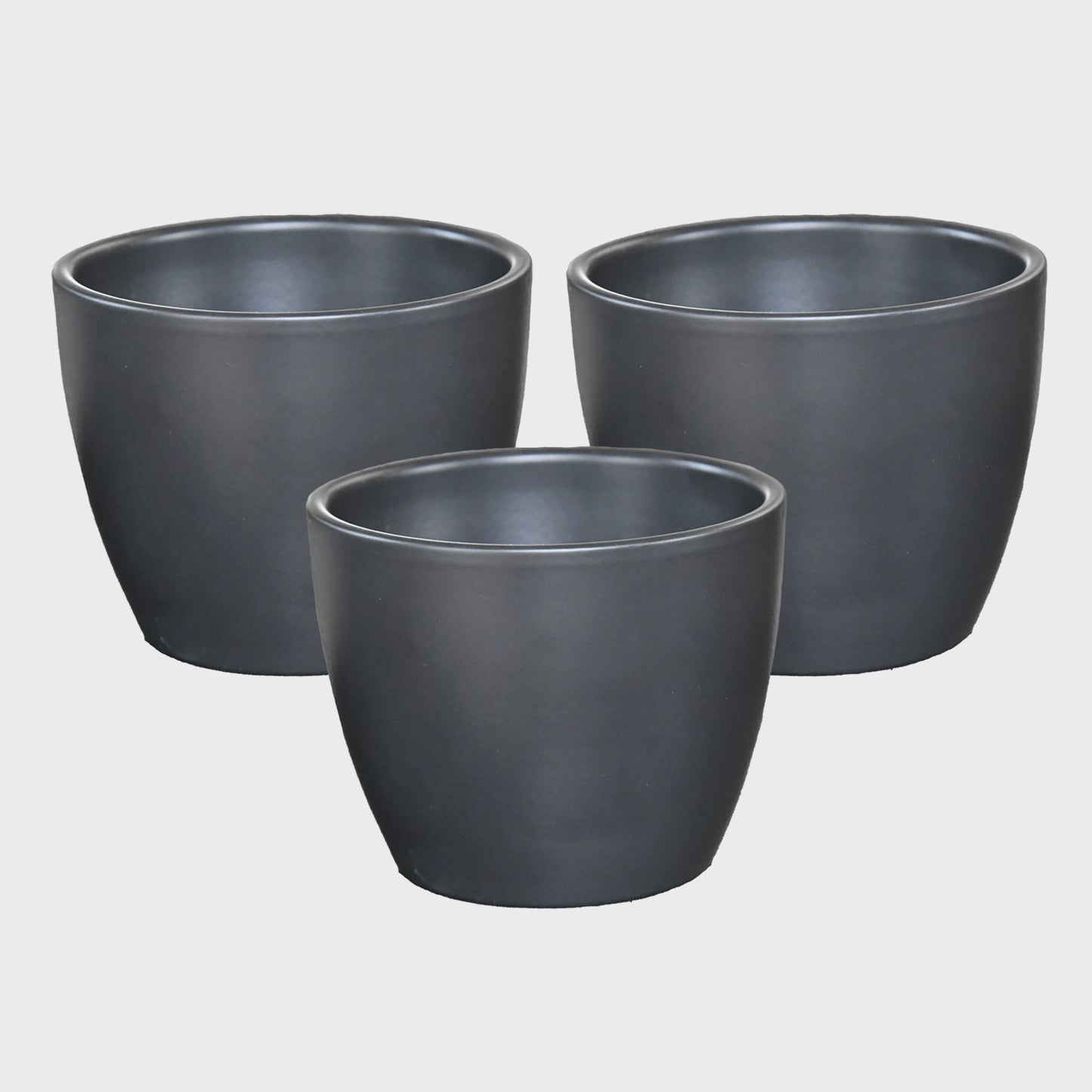 3er Set Keramiktopf Boule 11cm