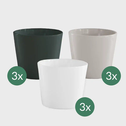 3er Übertopfset Hydro Tara