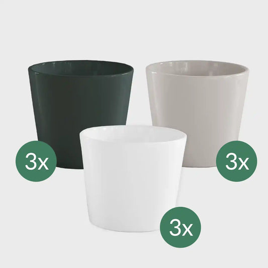 3er Übertopfset Hydro Tara