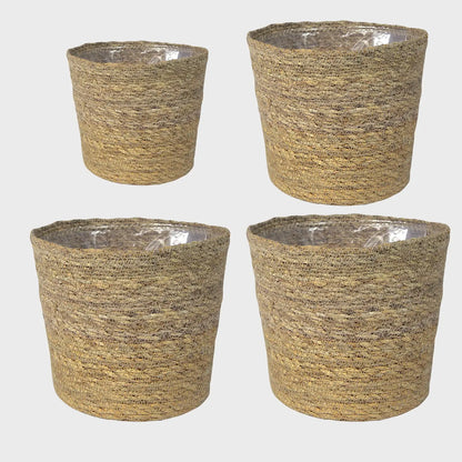 4er Übertopfset 2L 1M 1S Seegras