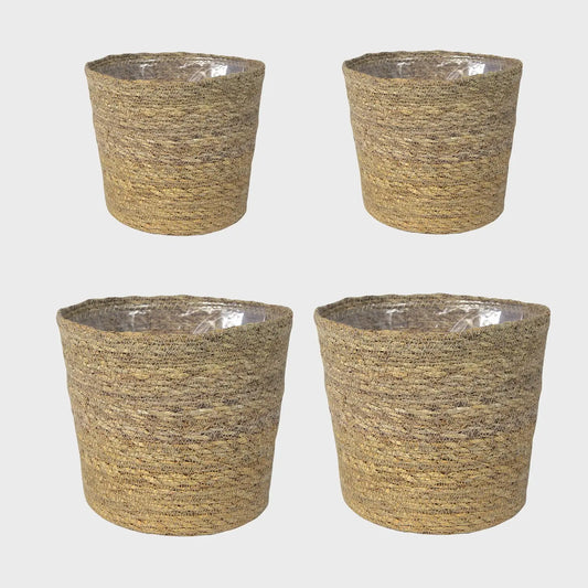 4er Übertopfset 2L 2S Seegras