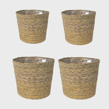 4er Übertopfset 2M 2S Seegras