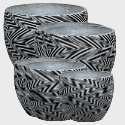 6er Übertopfset L Keramik Outdoor