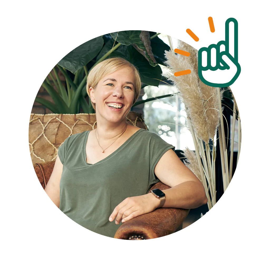 Gründerin von Green Me Up Sonja als Expertin für Pflanzen