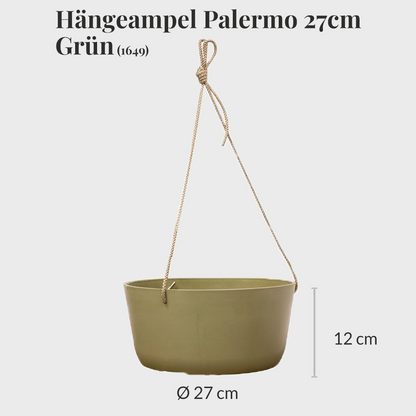 Hängeampel Palermo 27cm mit Erde