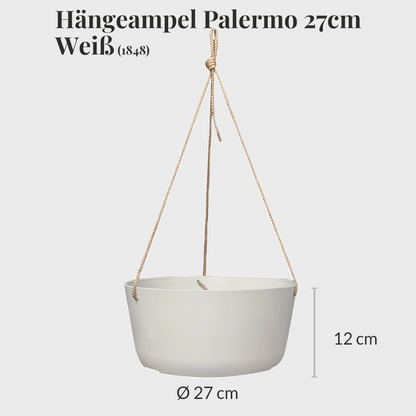 Hängeampel Palermo 27cm mit Erde