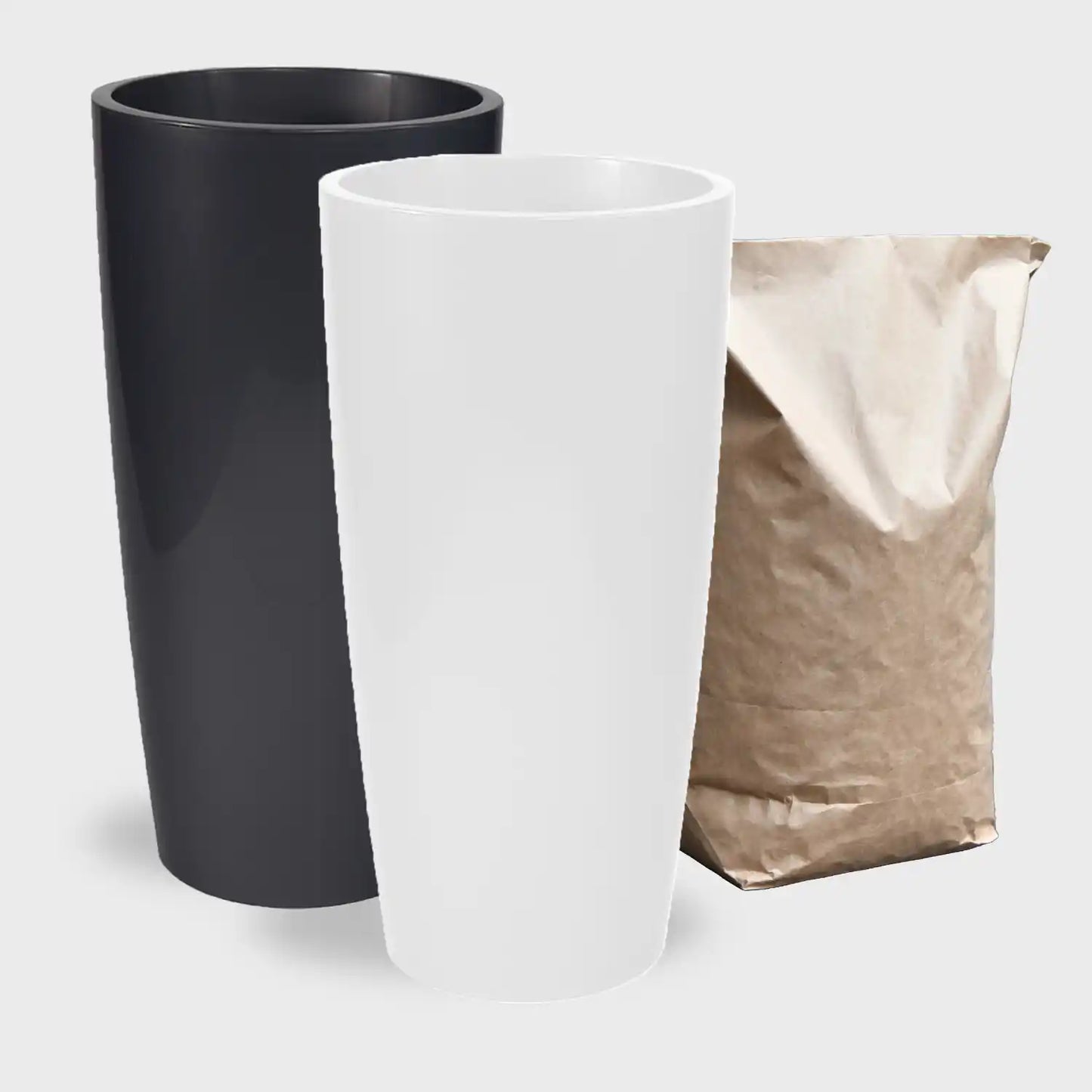 Hydro Business Klassik Vase mit Blähton