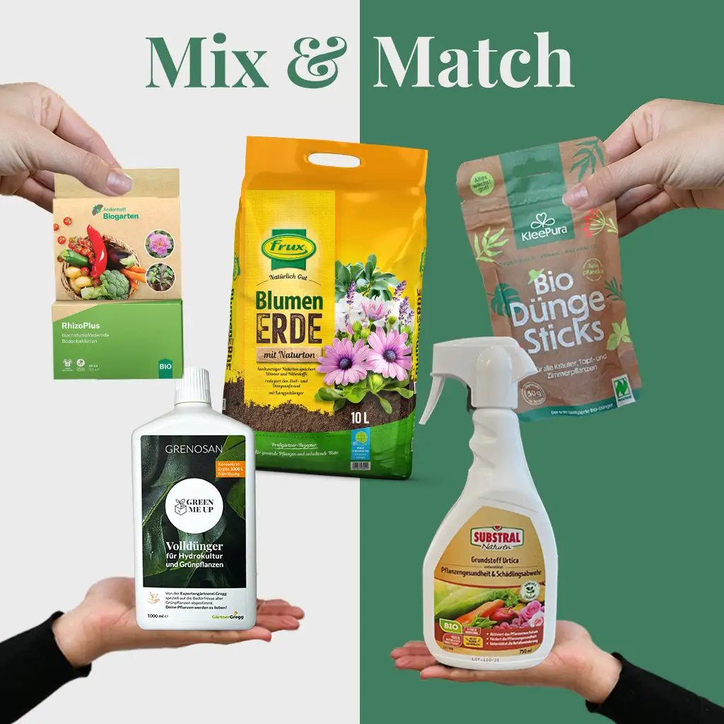 Mix & Match Set Pflanzen Pflegeprodukte für den Frühling