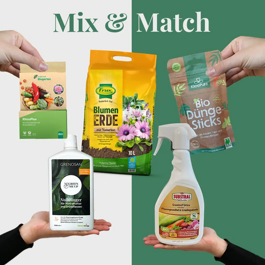 Mix & Match Set Pflanzen Pflegeprodukte für den Frühling
