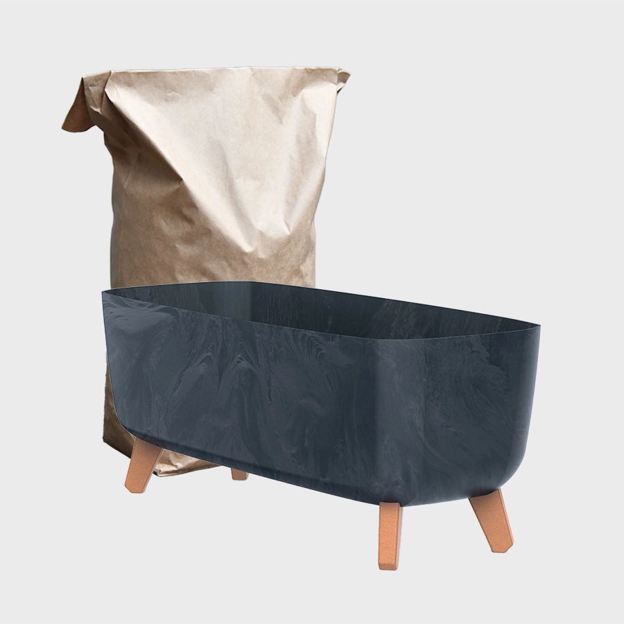 Sideboard Business Betoneffekt mit Blähton