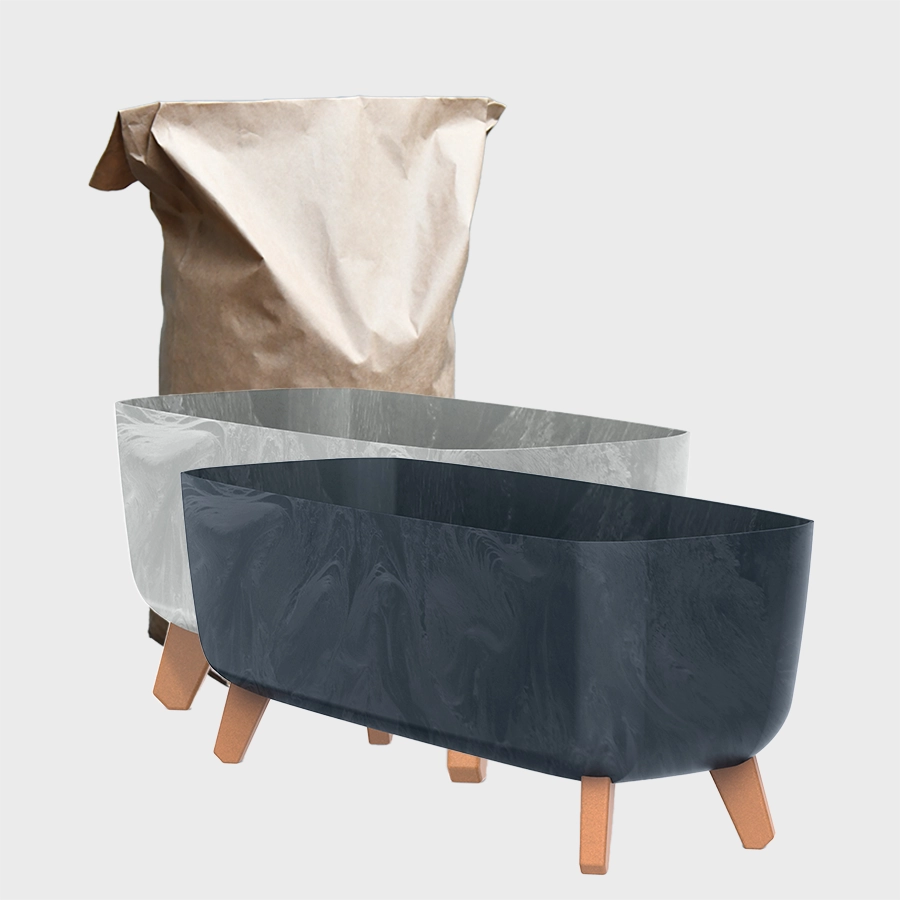 Sideboard Business Betoneffekt mit Blähton