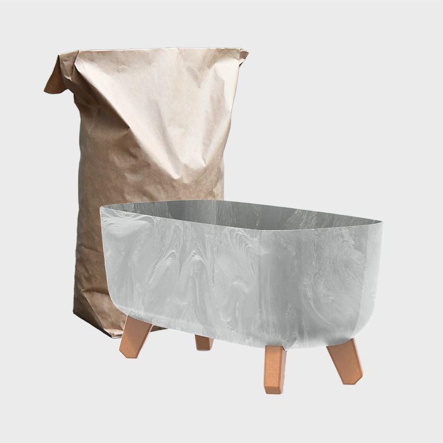 Sideboard Business Betoneffekt mit Blähton