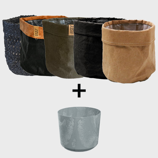 Sizo Bag Lederoptik 15cm mit Hydroeinsatz