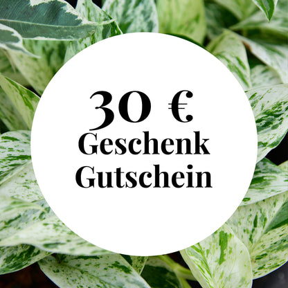 Green Me Up Geschenk Gutschein zum Drucken