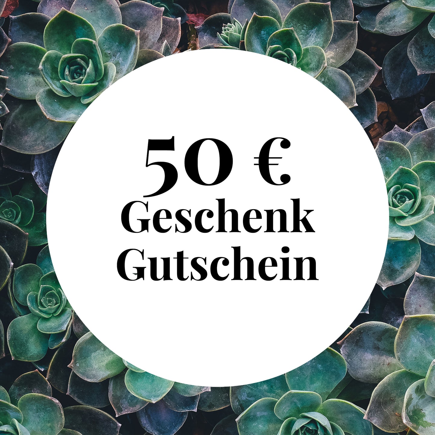 Green Me Up Geschenk Gutschein zum Drucken