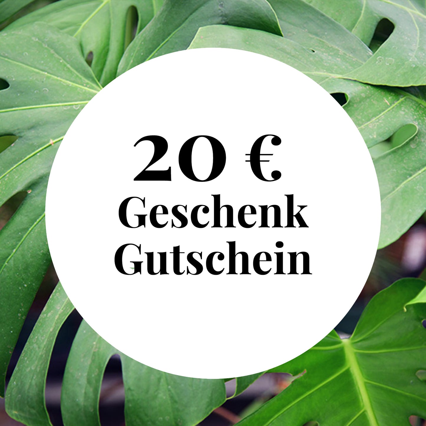 Green Me Up Geschenk Gutschein zum Drucken
