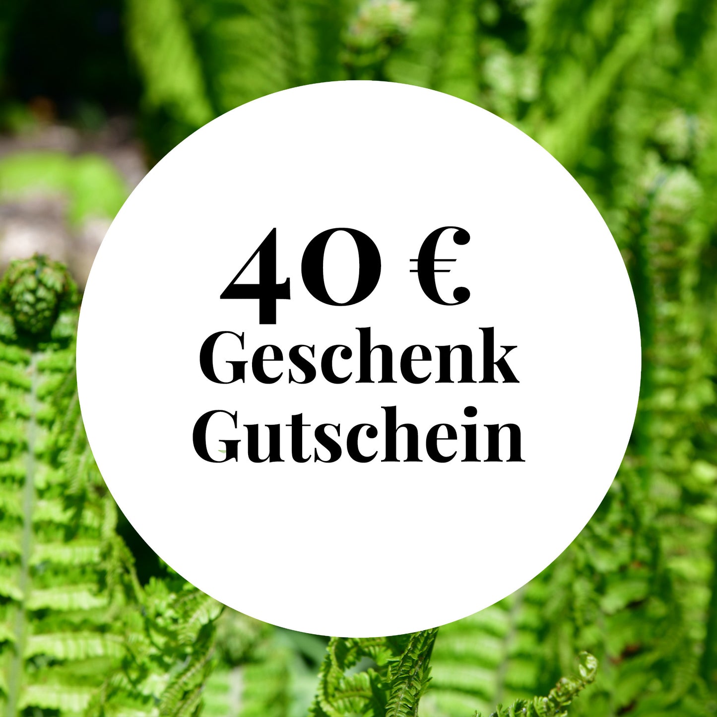 Green Me Up Geschenk Gutschein zum Drucken